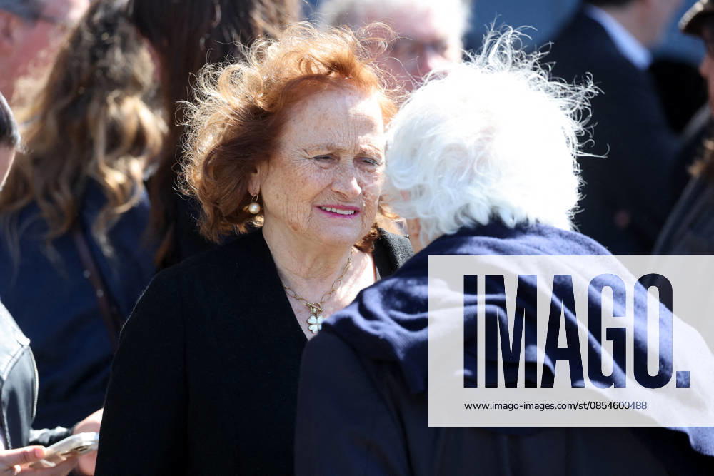 Katia Tchenko Exiting the funeral of Nathalie Baye at the Saint Sulpice church in Paris on April 23, 2026 Dominique Jacovides Coadic Guirec Bestimage Exiting the funeral of Nathalie Baye at the Saint Sulpice church in Paris on April 23, 2026 Paris France