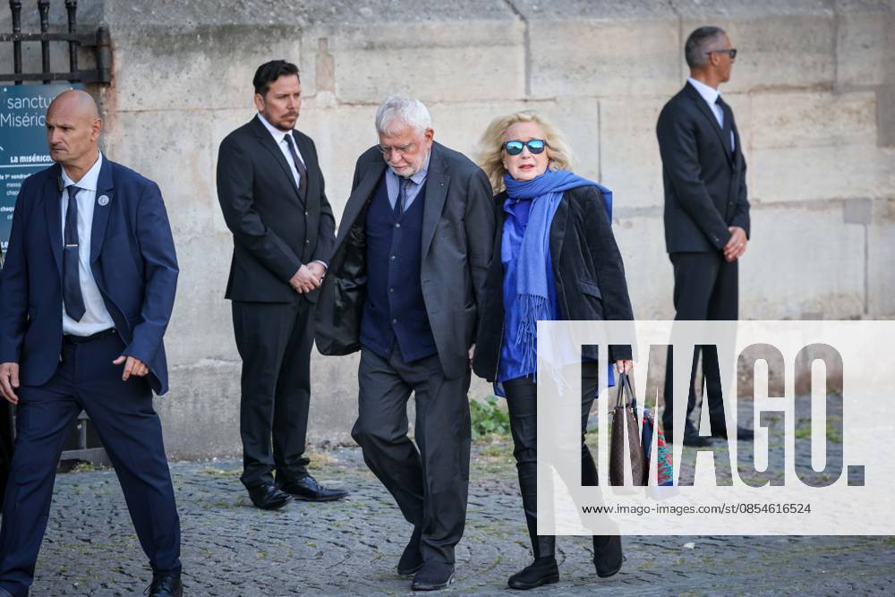 Paris, France le 24 avril 2026 - Obseques de l actrice Nathalie Baye en l Eglise St Sulpice - Funeral of actress Nathalie Baye in St Sulpice Church - Ici Brigitte Fossey