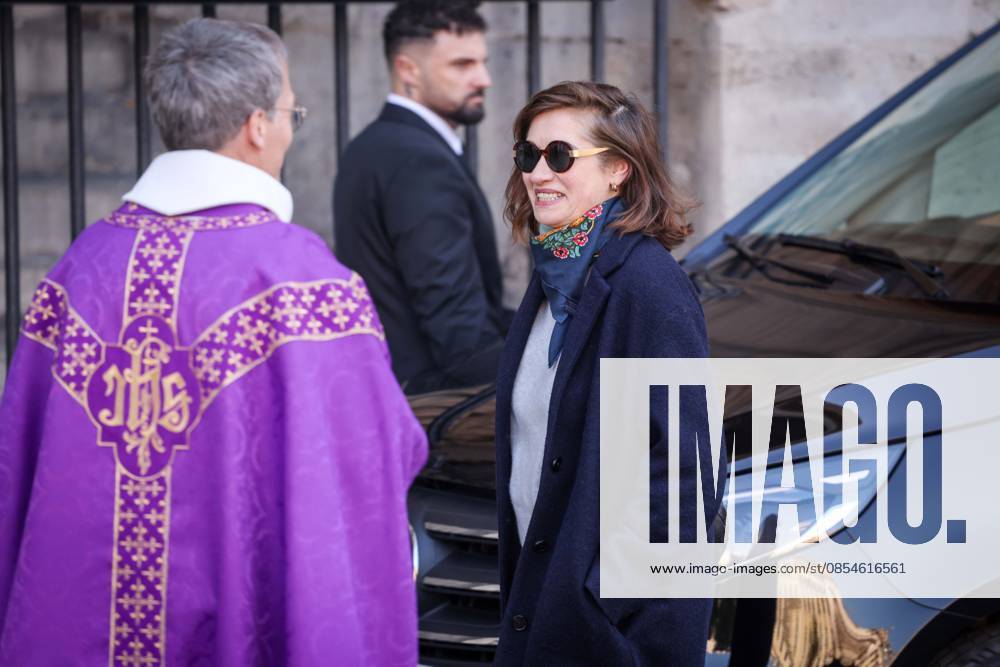 Paris, France le 24 avril 2026 - Obseques de l actrice Nathalie Baye en l Eglise St Sulpice - Funeral of actress Nathalie Baye in St Sulpice Church - Ici Emmanuel Devos