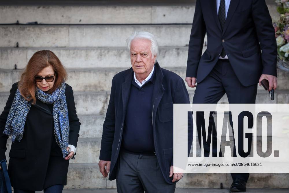 Paris, France le 24 avril 2026 - Obseques de l actrice Nathalie Baye en l Eglise St Sulpice - Funeral of actress Nathalie Baye in St Sulpice Church - Ici Andre Dussollier