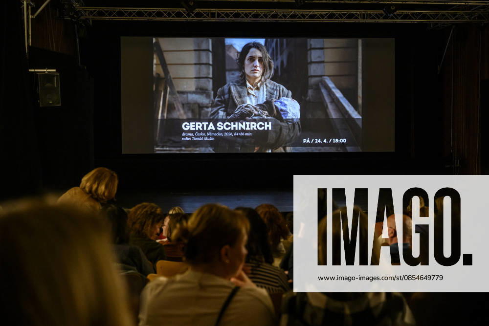 Screening of the film Gerta Schnirch, based on the award-winning novel The Expulsion of Gerta Schnirch by Katerina Tuckova in Usti nad Labem, Czech Republic, April 24, 2026. (CTKxPhoto OndrejxHajek) CTKPhotoP2026042408737 CTKPhotoP2026042408737