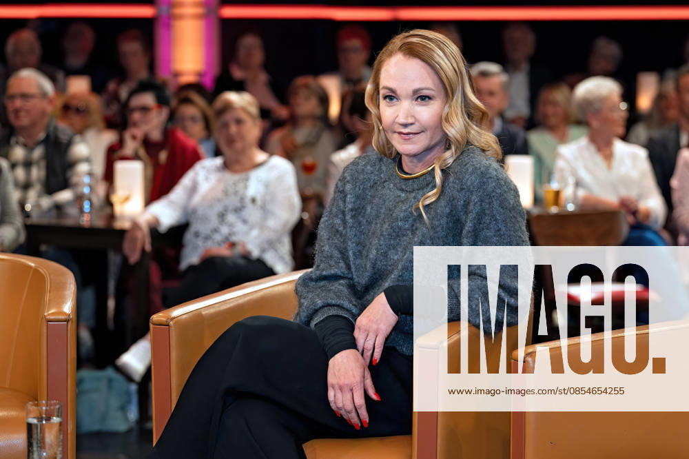 MDR Riverboat actress Lisa Maria Potthoff on the occasion of the recording of the MDR talk show Riverboat on 24 04 2026 at Mediacity Leipzig 20260424ADO0005