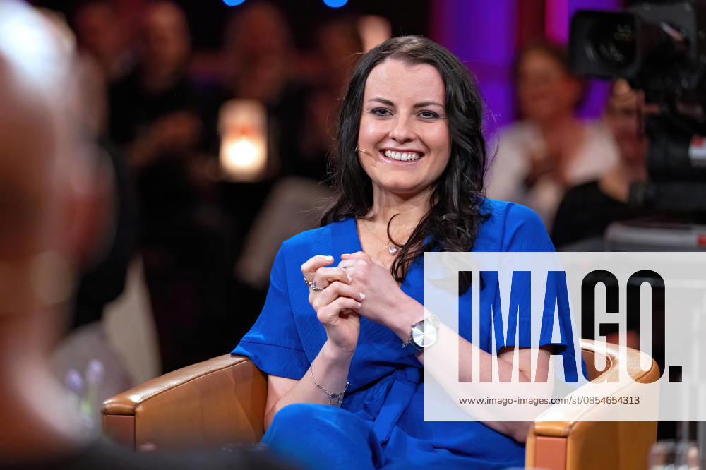 MDR Riverboat Nicole John Chairwoman of the Board Childrens Hospital Concerts Magdeburg and emergency paramedic on the occasion of the recording of the MDR talk show Riverboat on 24 04 2026 at Mediacity Leipzig 20260424ADO0069