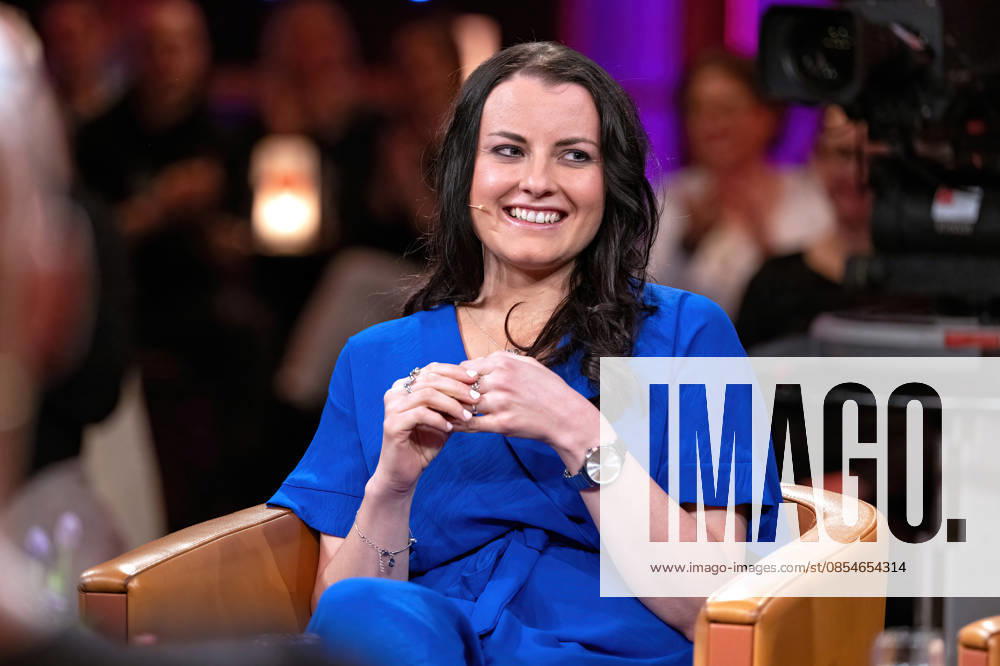 MDR Riverboat Nicole John Chairwoman of the Board Childrens Hospital Concerts Magdeburg and emergency paramedic on the occasion of the recording of the MDR talk show Riverboat on 24 04 2026 at Mediacity Leipzig 20260424ADO0070