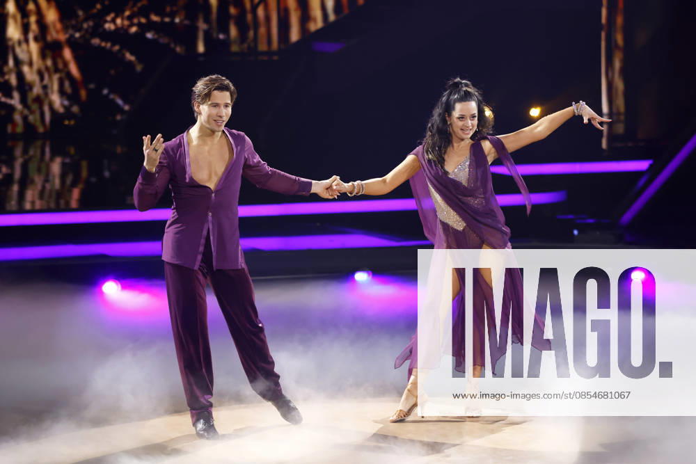Internet personality Joel Mattli and dancer Malika Dzumaev at the seventh dance show of the 19th season of the RTL dance show Lets Dance at the Coloneum Cologne, 24 04 2026 NRW Germany