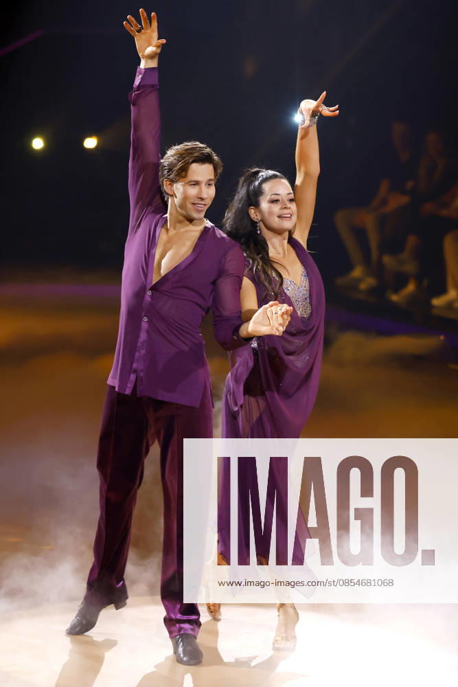 Internet personality Joel Mattli and dancer Malika Dzumaev at the seventh dance show of the 19th season of the RTL dance show Lets Dance at the Coloneum Cologne, 24 04 2026 NRW Germany