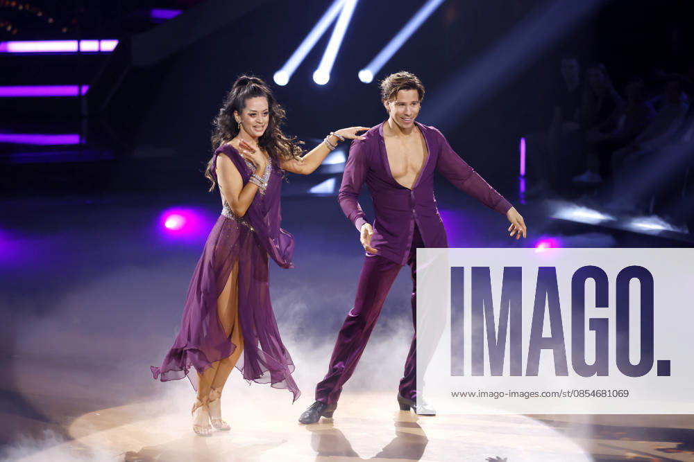 Internet personality Joel Mattli and dancer Malika Dzumaev at the seventh dance show of the 19th season of the RTL dance show Lets Dance at the Coloneum Cologne, 24 04 2026 NRW Germany