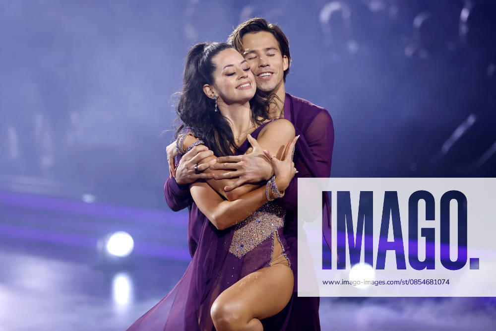 Internet personality Joel Mattli and dancer Malika Dzumaev at the seventh dance show of the 19th season of the RTL dance show Lets Dance at the Coloneum Cologne, 24 04 2026 NRW Germany