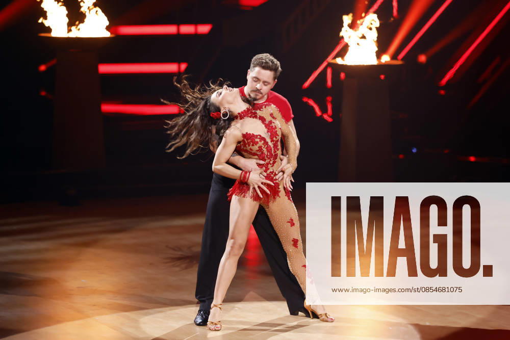 Drummer Gustav Schäfer Tokio Hotel and dancer Anastasia Maruster at the seventh dance show of the 19th season of the RTL dance show Lets Dance at the Coloneum Cologne, 24 04 2026 NRW Germany