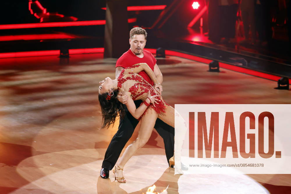 Drummer Gustav Schäfer Tokio Hotel and dancer Anastasia Maruster at the seventh dance show of the 19th season of the RTL dance show Lets Dance at the Coloneum Cologne, 24 04 2026 NRW Germany