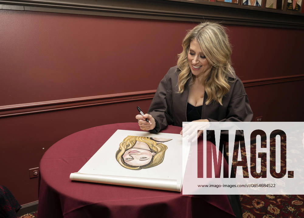 Caissie Levy joins the legendary wall of caricatures at Sardi s. Held at SardiÃ¢â‚¬â ¢s in New York. Zuma Press April 24, 2026. New York United States - ZUMAp281 20260424_zea_p281_031