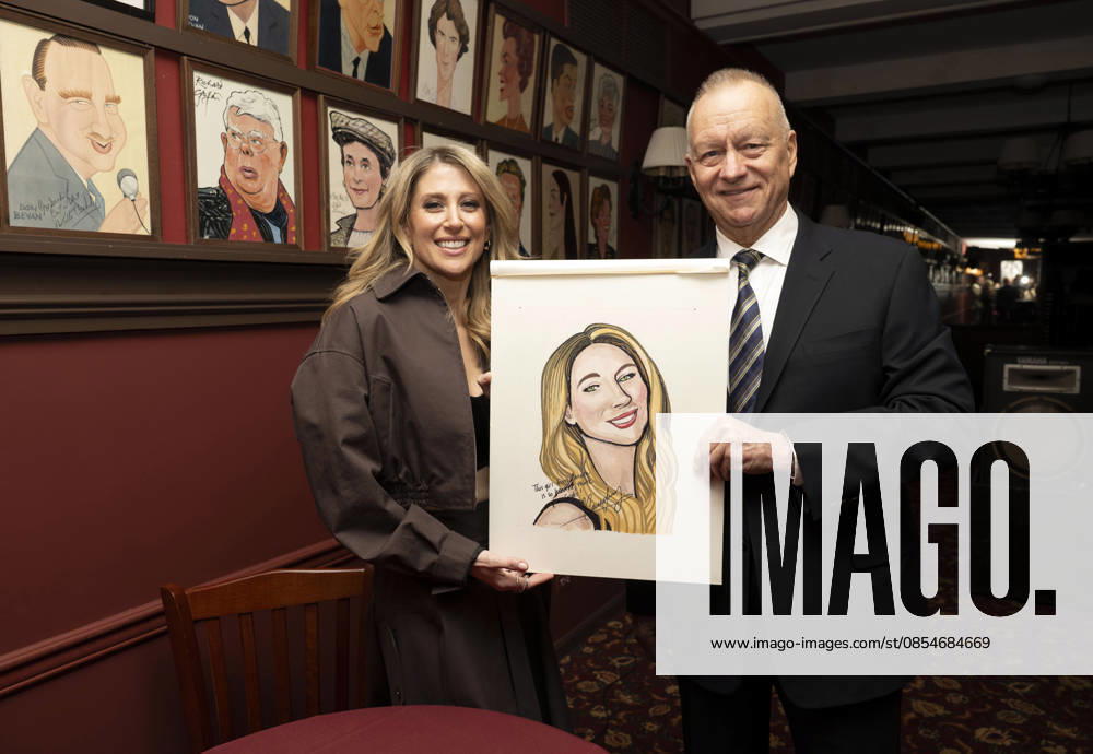 Caissie Levy and Max Klimavicius at Caissie Levy joins the legendary wall of caricatures at Sardi s. Held at SardiÃ¢â‚¬â ¢s in New York. Zuma Press April 24, 2026. New York United States - ZUMAp281 20260424_zea_p281_043
