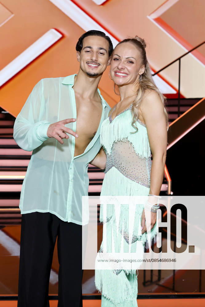 Singer Milano Milane Baybah and professional dancer Marta Arndt at the seventh dance show of the 19th season of the RTL dance show Lets Dance at the Coloneum Cologne, 24 04 2026 NRW Germany