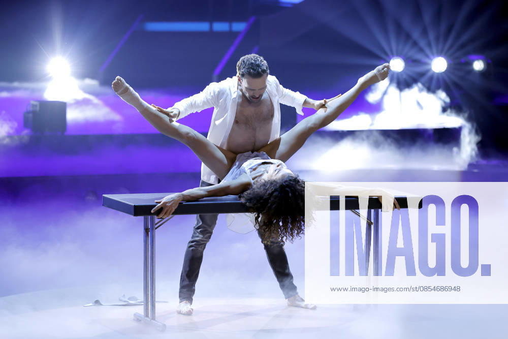 Singer Nadja Benaissa No Angels and dancer Vadim Garbuzov at the seventh dance show of the 19th season of the RTL dance show Lets Dance at the Coloneum Cologne, 24 04 2026 NRW Germany