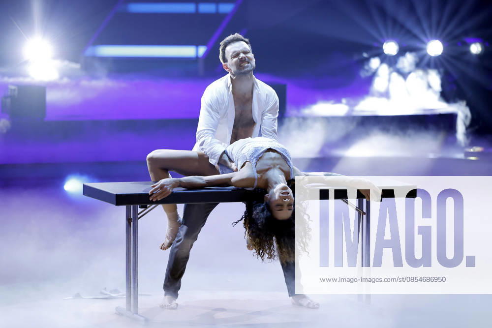 Singer Nadja Benaissa No Angels and dancer Vadim Garbuzov at the seventh dance show of the 19th season of the RTL dance show Lets Dance at the Coloneum Cologne, 24 04 2026 NRW Germany