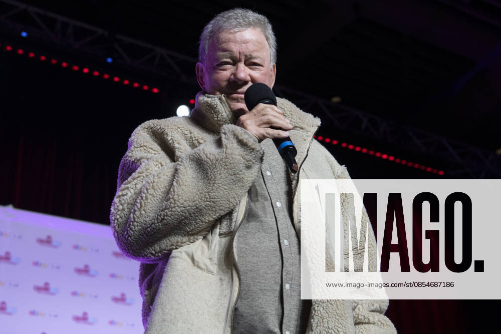 William Shatner, 95, speaks during a panel at Calgary Expo at the BMO Centre in Calgary, Alberta, Canada on Saturday, April 26, 2026. Calgary CANADA - ZUMAr123 20260425_zap_r123_014