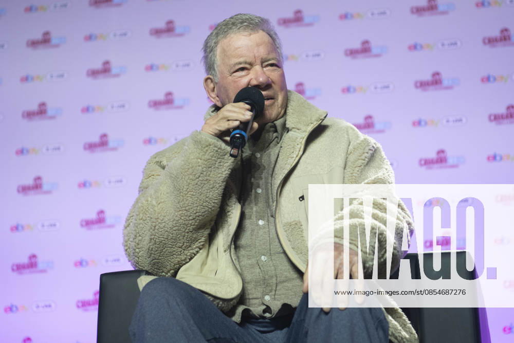 William Shatner, 95, speaks during a panel at Calgary Expo at the BMO Centre in Calgary, Alberta, Canada on Saturday, April 26, 2026. Calgary CANADA - ZUMAr123 20260425_zap_r123_006