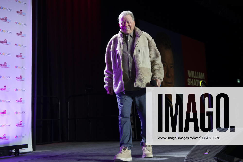 William Shatner, 95, speaks during a panel at Calgary Expo at the BMO Centre in Calgary, Alberta, Canada on Saturday, April 26, 2026. Calgary CANADA - ZUMAr123 20260425_zap_r123_009