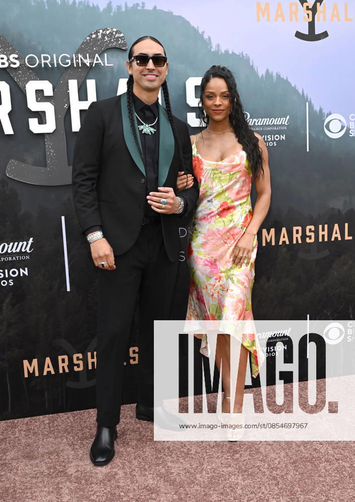 ˜Marshals FYC Tatanka Means and Ash Santos arriving to the Marshals FYC held at Paramount Studios on April 25, 2026 in Hollywood, CA. Hollywood Paramount Studios California USA