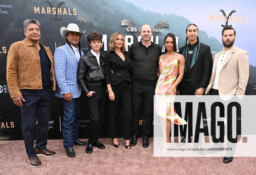 ˜Marshals FYC Gil Birmingham, Mo Brings Plenty, Brecken Merrill, Arielle Kebbel, Spencer Hudnut, Ash Santos,Tatanka Means and Logan Marshall-Green arriving to the Marshals FYC held at Paramount Studios on April 25, 2026 in Hollywood, CA. Hollywood Paramount Studios California USA