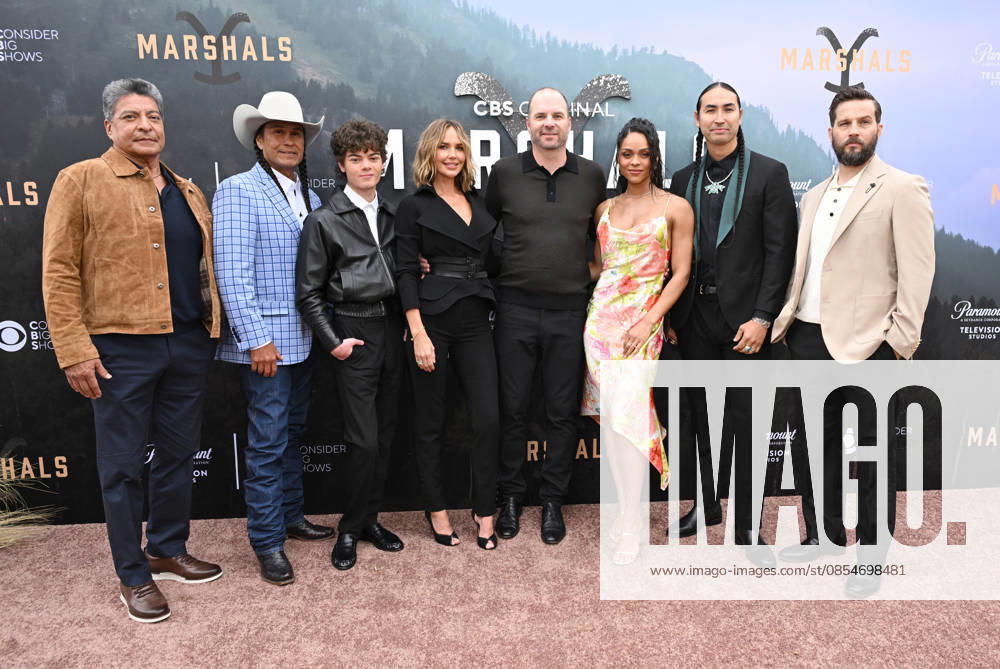 ˜Marshals FYC Gil Birmingham, Mo Brings Plenty, Brecken Merrill, Arielle Kebbel, Spencer Hudnut, Ash Santos,Tatanka Means and Logan Marshall-Green arriving to the Marshals FYC held at Paramount Studios on April 25, 2026 in Hollywood, CA. Hollywood Paramount Studios California USA