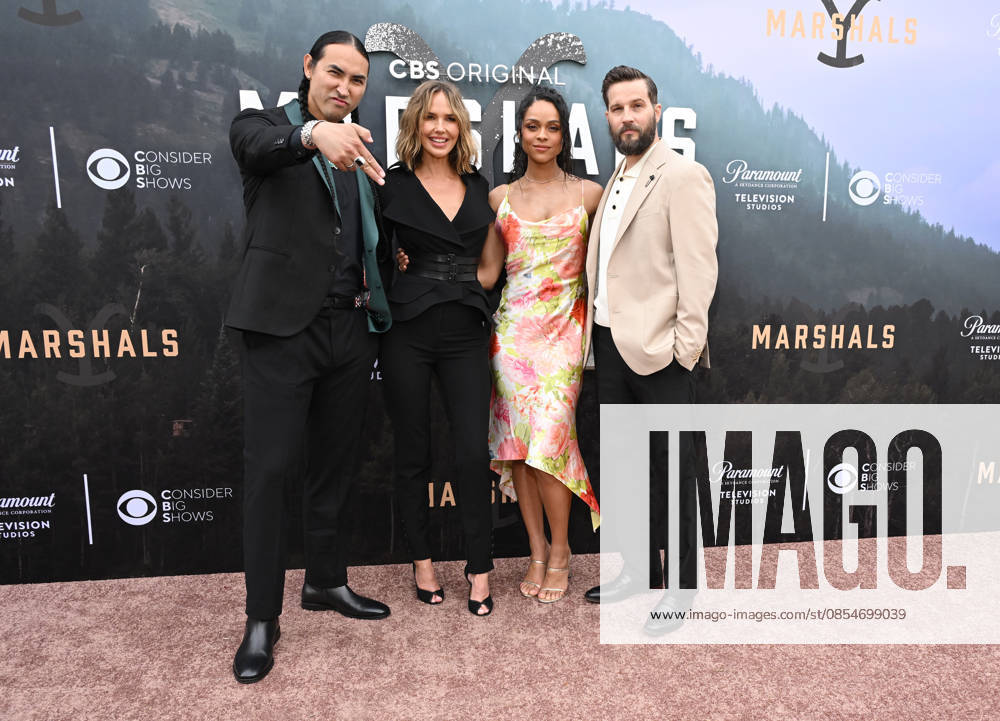 ˜Marshals FYC Mo Brings Plenty, Arielle Kebbel, Ash Santos and Logan Marshall-Green arriving to the Marshals FYC held at Paramount Studios on April 25, 2026 in Hollywood, CA. Hollywood Paramount Studios California USA
