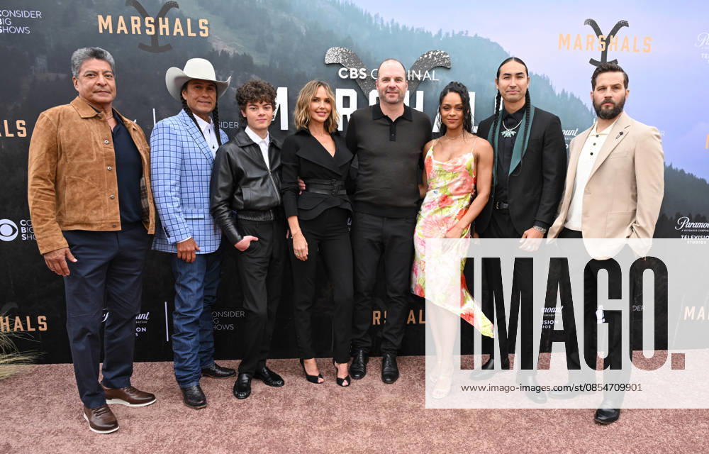 ˜Marshals FYC Gil Birmingham, Mo Brings Plenty, Brecken Merrill, Arielle Kebbel, Spencer Hudnut, Ash Santos,Tatanka Means and Logan Marshall-Green arriving to the Marshals FYC held at Paramount Studios on April 25, 2026 in Hollywood, CA. Hollywood Paramount Studios California USA
