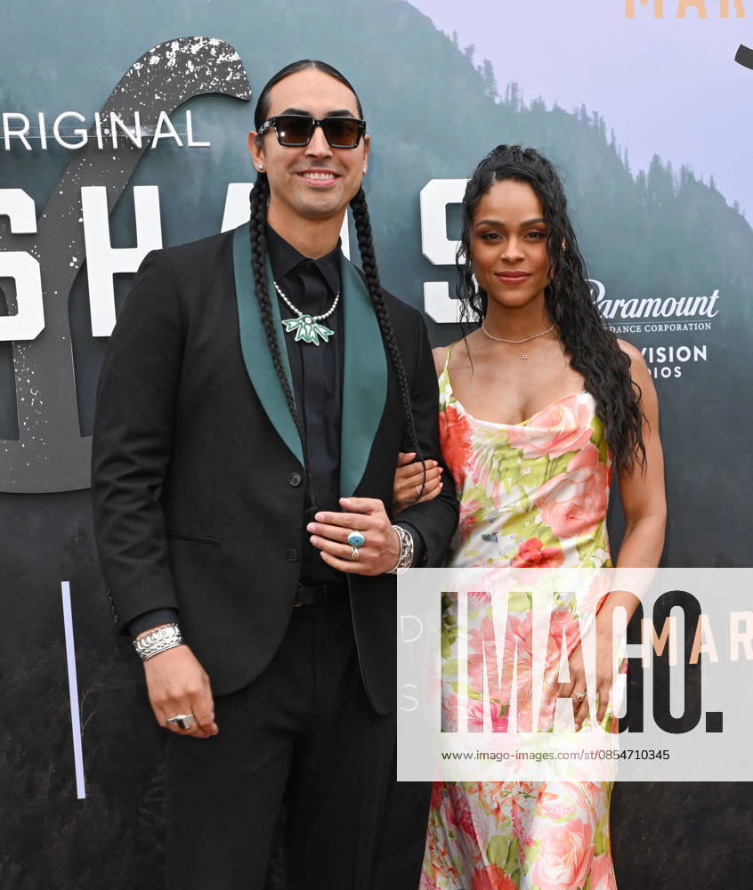 ˜Marshals FYC Tatanka Means and Ash Santos arriving to the Marshals FYC held at Paramount Studios on April 25, 2026 in Hollywood, CA. Hollywood Paramount Studios California USA