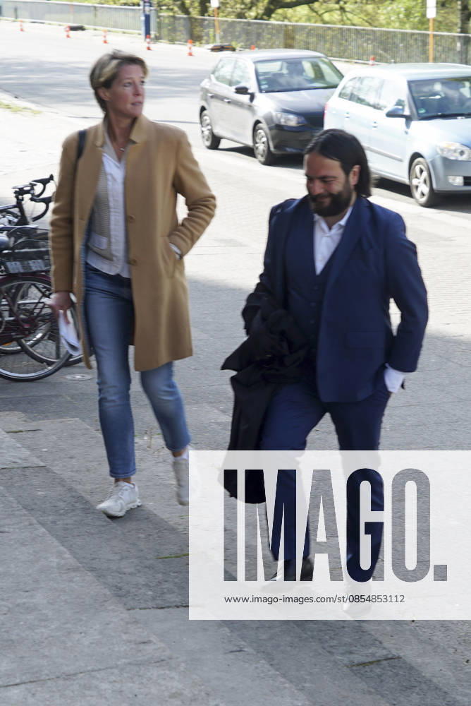 CNTV BLOCK Christina Block entrepreneur with her defense lawyer Ingo Bott on 27 04 2026 in Hamburg The defendants and defense lawyers arrive as usual on foot on the street for the 46th day of the trial for alleged child abduction in the Hamburg Criminal Court building abduction case of the Block children Hamburg Germany