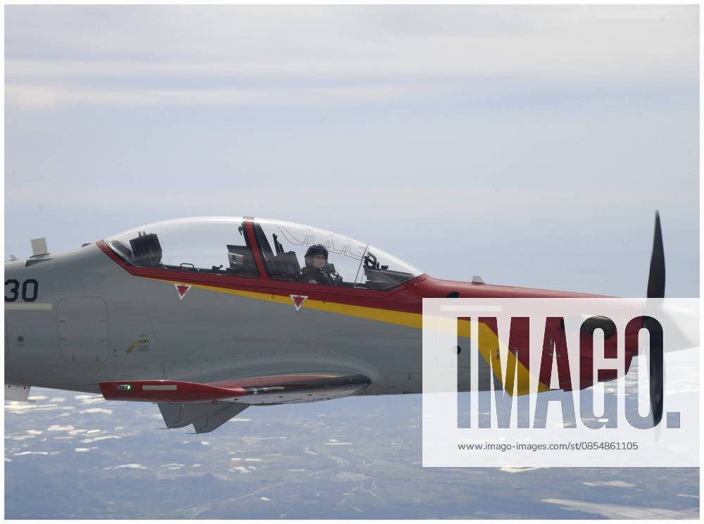 Princess Leonor of Borbon during first solo flight at the Air Force Academy in San Javier, Murcia on 27 April 2026 Cordon Press