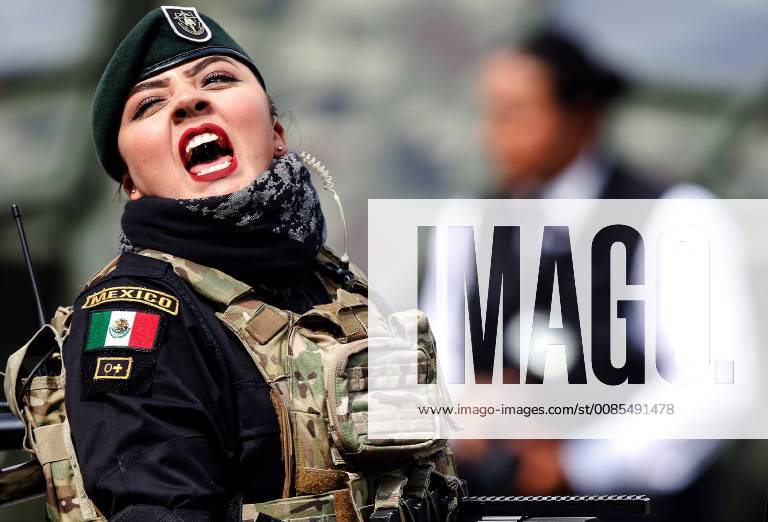 (180916) -- MEXICO CITY, Sept. 16, 2018 -- A member of the Mexican Armed Forces takes part in a military parade to commemorate Mexico s Independence Day in Mexico City, capital of Mexico, on Sept. 16, 2018. ) MEXICO-MEXICO CITY-INDEPENDENCE DAY-PARADE FranciscoxCanedo
