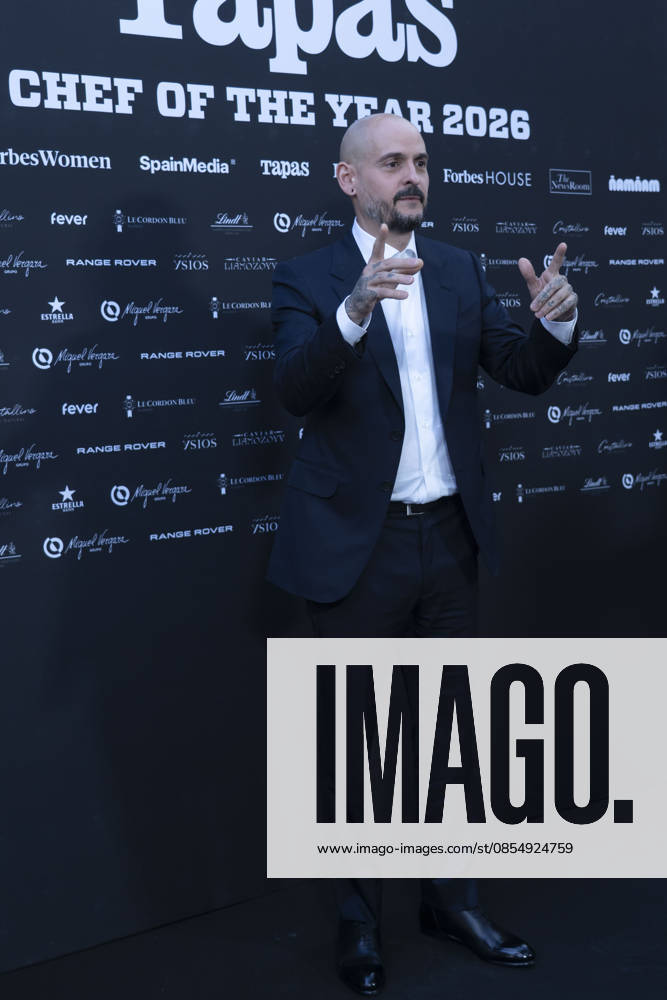 Aitor Zabala attends Chef of the Year 2026 photocall .April 27, 2026 in Madrid, Spain. (20260427019)