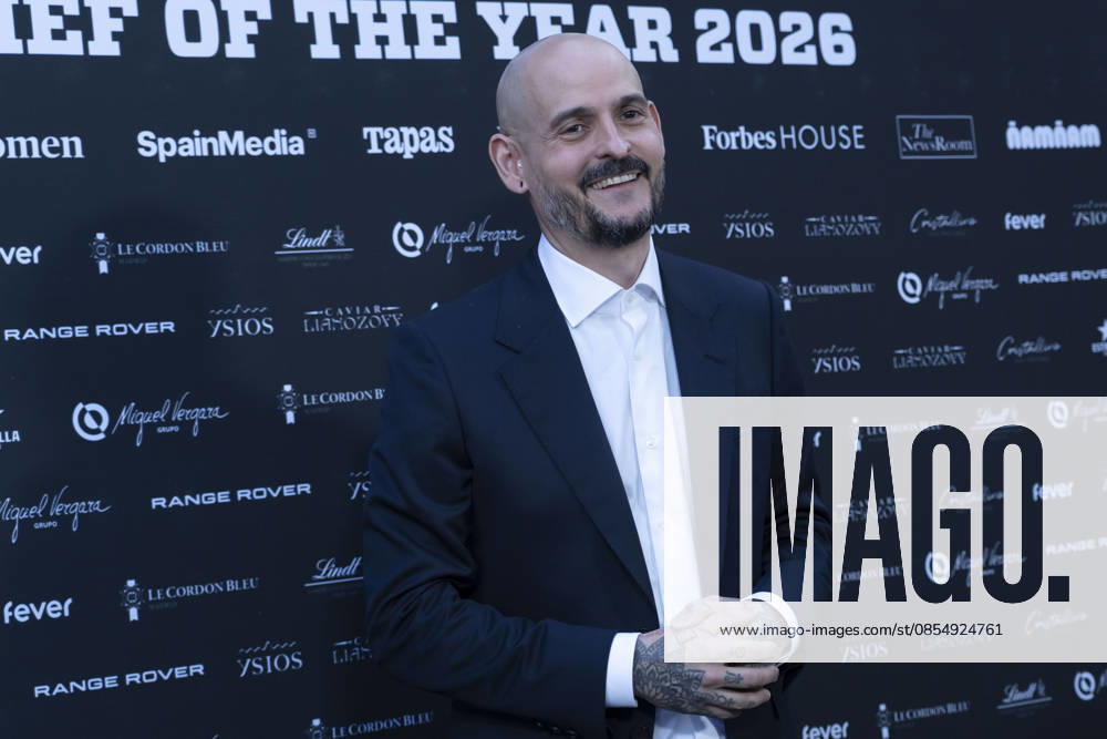 Aitor Zabala attends Chef of the Year 2026 photocall .April 27, 2026 in Madrid, Spain. (20260427026)