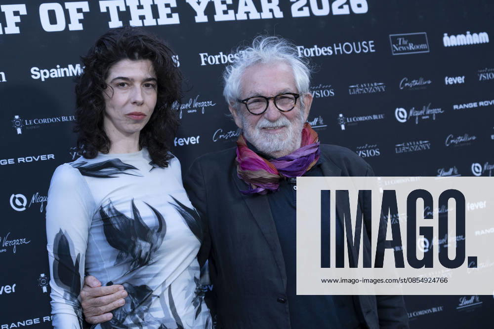 Julie Castro and Oscar Tusquets attend Chef of the Year 2026 photocall .April 27, 2026 in Madrid, Spain. (20260427230)