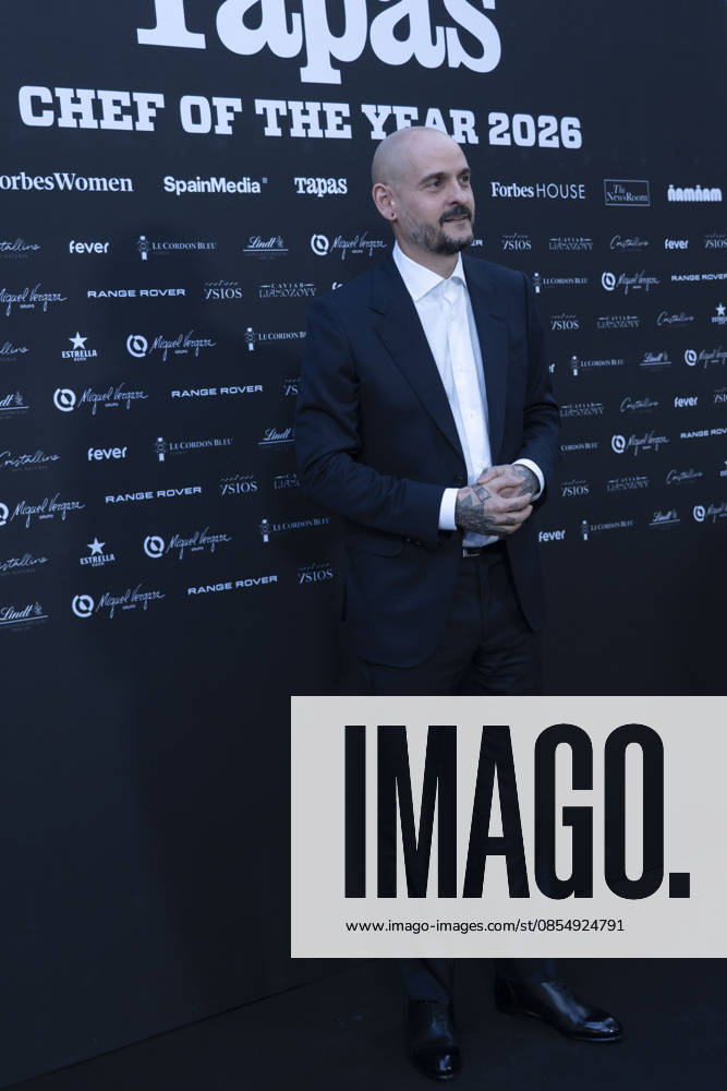 Aitor Zabala attends Chef of the Year 2026 photocall .April 27, 2026 in Madrid, Spain. (20260427046)