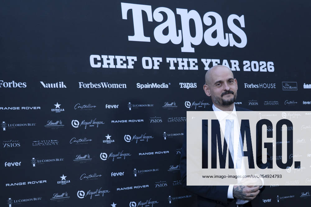 Aitor Zabala attends Chef of the Year 2026 photocall .April 27, 2026 in Madrid, Spain. (20260427050)