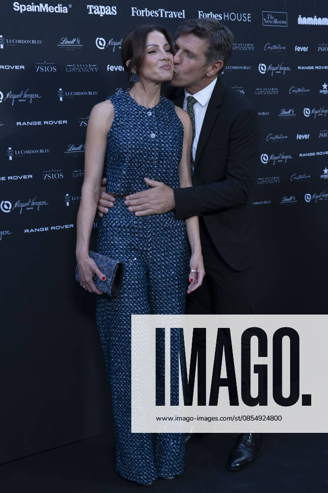 Virginia Troconis and Manuel Diaz El Cordobes , attend Chef of the Year 2026 photocall .April 27, 2026 in Madrid, Spain. (20260427121)