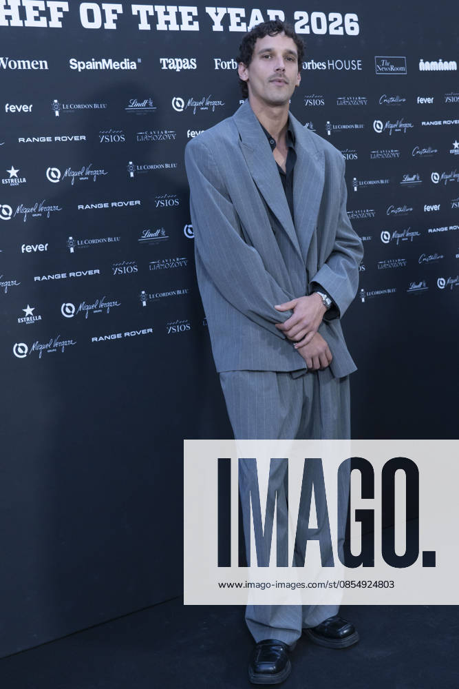 Joel Sanchez attends Chef of the Year 2026 photocall .April 27, 2026 in Madrid, Spain. (20260427162)