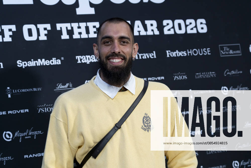 Borja Iglesias attends Chef of the Year 2026 photocall .April 27, 2026 in Madrid, Spain. (20260427499)