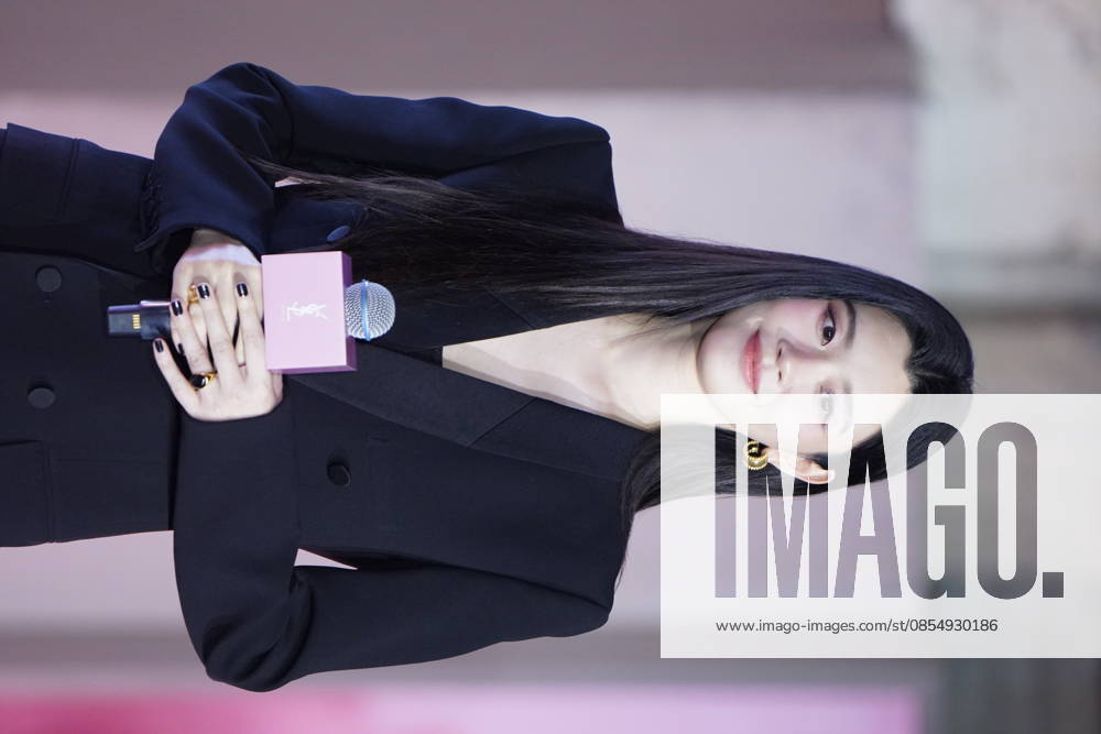 Model Ming Xi Mengyao attends YSL event on April 27, 2026 in Shanghai, China.