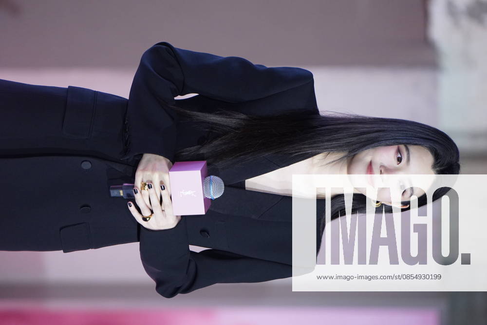 Model Ming Xi Mengyao attends YSL event on April 27, 2026 in Shanghai, China.
