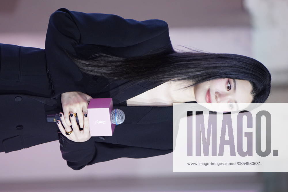 Model Ming Xi Mengyao attends YSL event on April 27, 2026 in Shanghai, China.