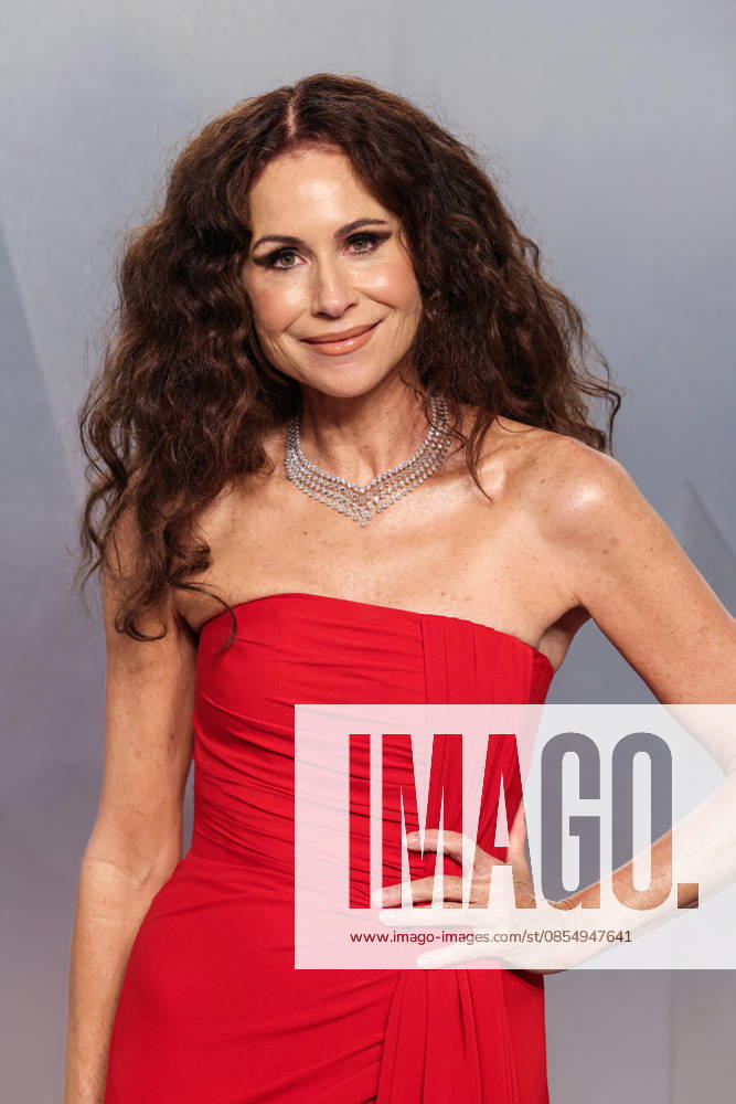 2026 Vanity Fair Oscar Party MUSEUM ROW, MIRACLE MILE, LOS ANGELES, CALIFORNIA, USA - MARCH 15: Minnie Driver arrives at the 2026 Vanity Fair Oscar Party (98th Annual Academy Awards) Hosted By Mark Guiducci held at the David Geffen Galleries at the Los Angeles County Museum of Art (LACMA) at 5905 Wilshire Blvd on March 15, 2026 in Museum Row, Miracle Mile, Los Angeles, California, United States. (Photo by Xavier Collin Image Press Agency)