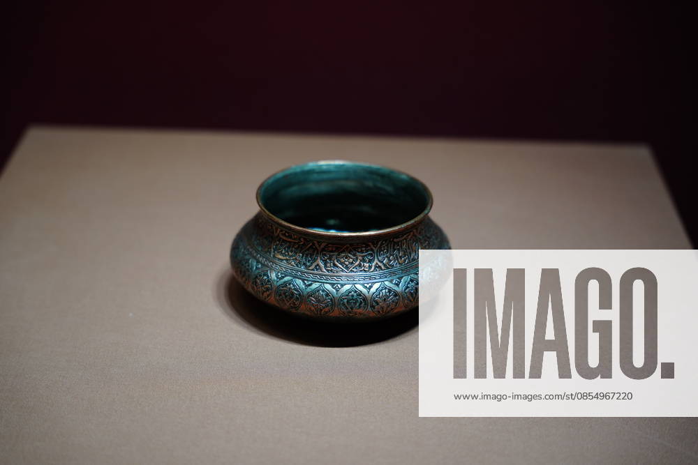 A piece of Iranian cultural treasure is on display during The Flowing Galaxy: Treasures of Persian Culture and Art exhibition at lnner Mongolia Museum on January 18, 2026 in Hohhot, Inner Mongolia Autonomous Region of China. The Flowing Galaxy: Treasures of Persian Culture and Art brings together 151 artifacts from five Iranian museums, marking the first time Iranian relics from institutions beyond the National Museum of Iran have been exhibited in China.