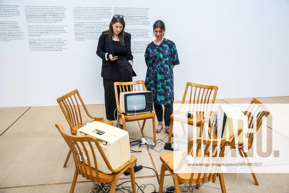 The exhibition Distorted Image. Chapters from the Beginnings of Video Art, whis shows the beginnings of video art in the former Czechoslovakia and in Poland and Hungary from the late 1960s to the mid-1990s, starts tomorrow and runs until August 16, in House of Arts, Brno, on April 28, 2026. (CTKxPhoto MonikaxHlavacova) CTKPhotoP2026042804421 CTKPhotoP2026042804421