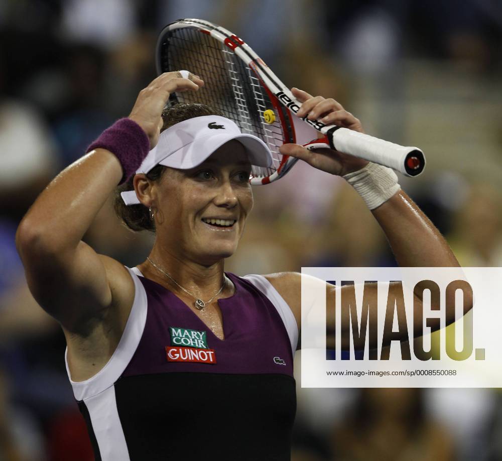 US Open 2011, USTA Billie Jean King National Tennis Center, Flushing Meadows, New York,ITF Grand Slam Tennis Tournament,Samantha Stosur(AUS) jubelt nach ihrem Sieg,Jubel,Emotion, Einzelbild,Halbkörper,Querformat