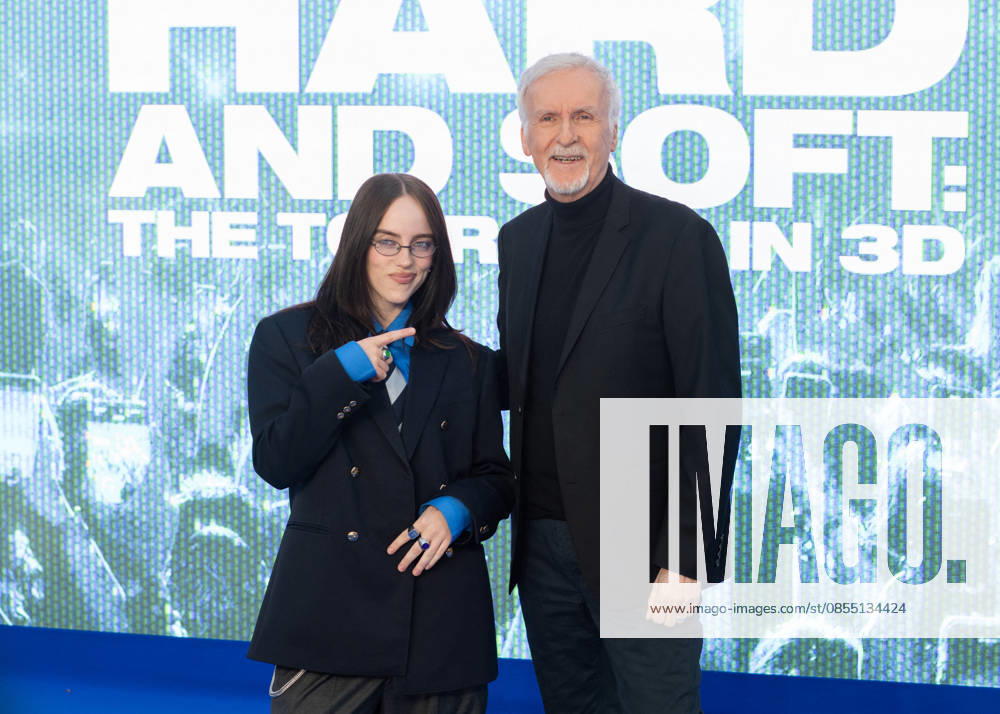 Billie Eilish Hit Me Hard and Soft UK Premiere - London Billie Eilish and James Cameron attends the UK Premiere of Billie Eilish - Hit Me Hard and Soft: The Tour Live In 3D at Odeon Luxe Leicester Square in London, England. UK. Tuesday 28th April 2026. Photo by James Warren Famous ABACAPRESS.COM London United Kingdom