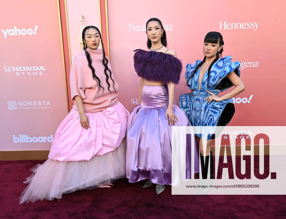 2026 Billboard Women in Music Event Audrey Nuna, EJAE and Rei Ami arriving to the 2026 Billboard Women in Music event held at the Hollywood Palladium on April 29, 2026 in Hollywood, CA. Hollywood Hollywood Palladium California USA