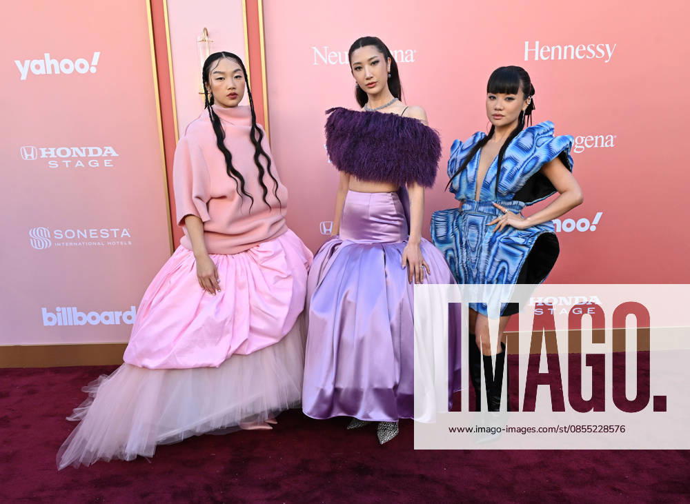 2026 Billboard Women in Music Event Audrey Nuna, EJAE and Rei Ami arriving to the 2026 Billboard Women in Music event held at the Hollywood Palladium on April 29, 2026 in Hollywood, CA. Hollywood Hollywood Palladium California USA