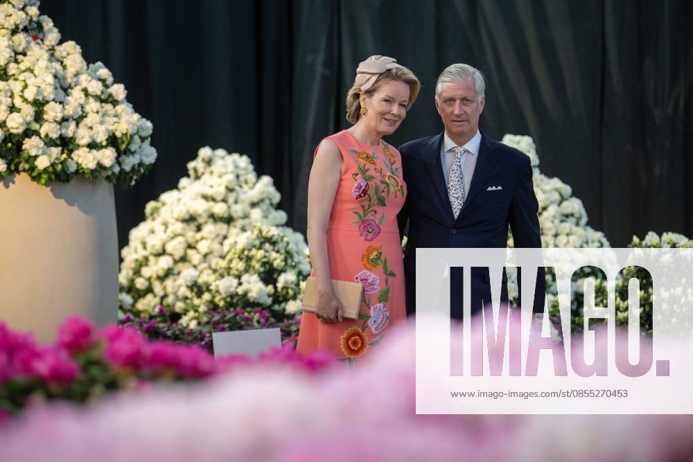 King Philippe - Filip of Belgium and Queen Mathilde of Belgium are pictured during a royal visit to the Floralien flower festival in Gent, Thursday 30 April 2026. The King & Queen are invited for a preview to the event, which is open to the public from 1 to 10 May. JONASxROOSENS 172446751